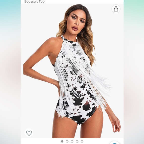 Tops - Bodycon Halter Bodysuit-never worn!